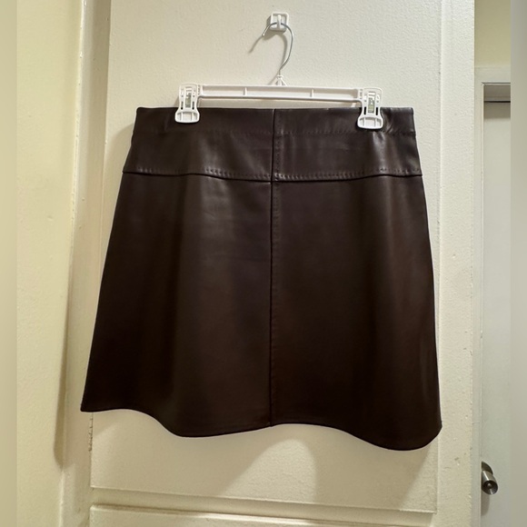 Max Studio Faux Leather Miniskirt | Size.:  L - Picture 2 of 4